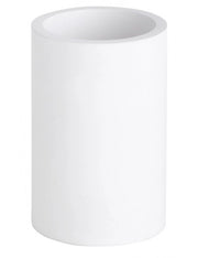 Portaspazzolino da Banco GAMMA in Resina Bianco Opaco 12 x7,2 x7,2 cm