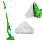 Set di accessori per aspirapolvere a vapore, inclusi 4 cuscini di sostituzione per la mopa a vapore Shark X5 H2O e un cuscino di sostituzione per il carrello a forma di triangolo.