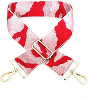 Cinturone da spalla adattabile con camuffamento per donne - Cinturone ecosostenibile rosa con progettazione ampia e spessa