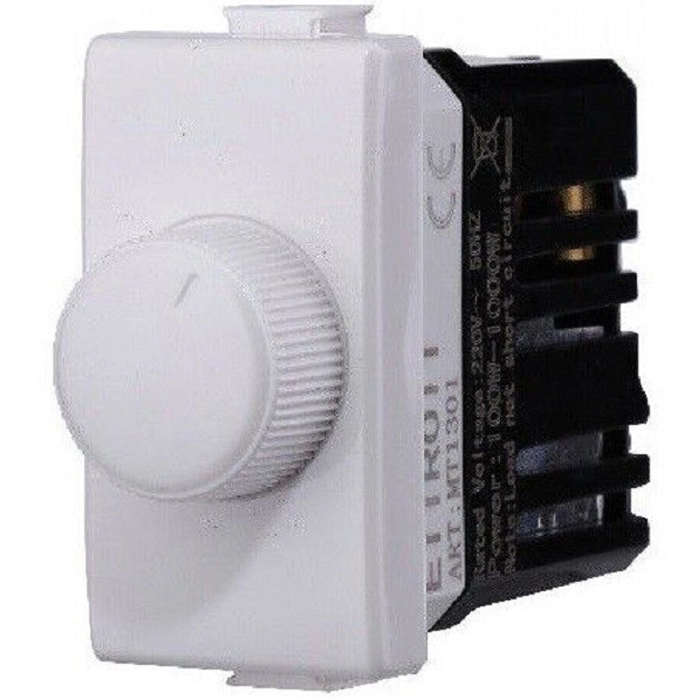 Trade Shop - Serie Bticino Frutti Matix Compatibile Presa Schuko Lan Pulsante Deviatore Usb -     Dimmer