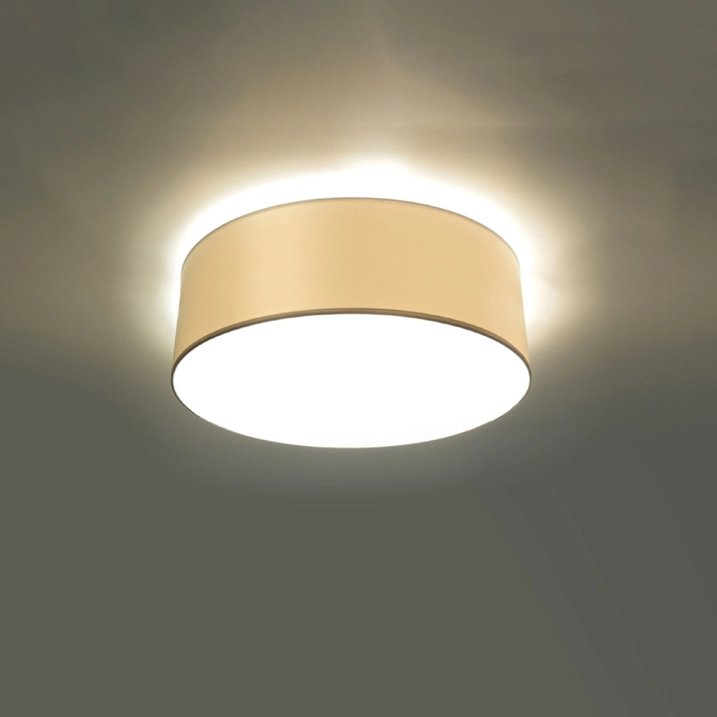 Plafoniera tonda bianca Ø25 PIAZZA Pure Lume E27 15W