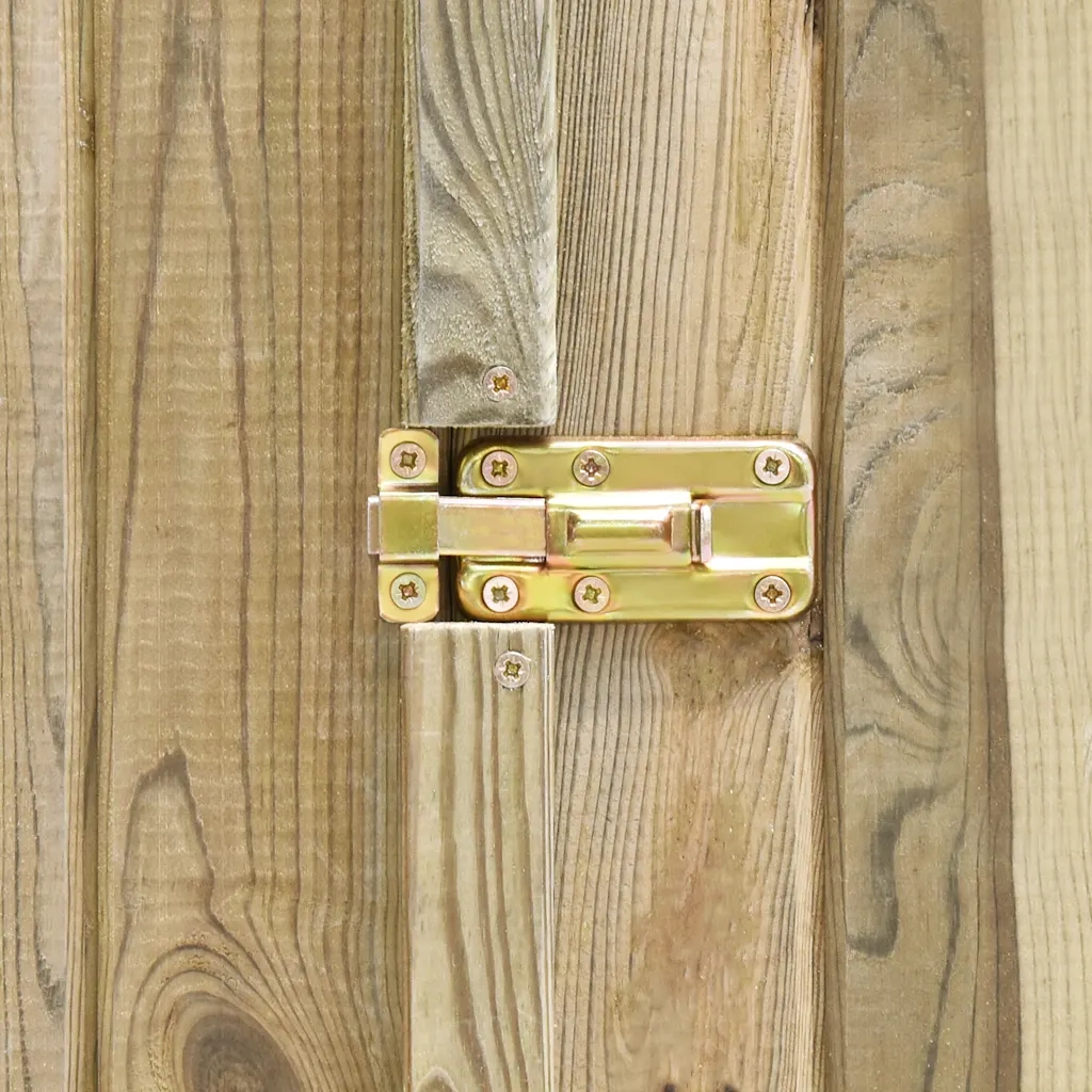 Rimessa Attrezzi da Giardino 163x50x171 cm in Pino Impregnato 46362