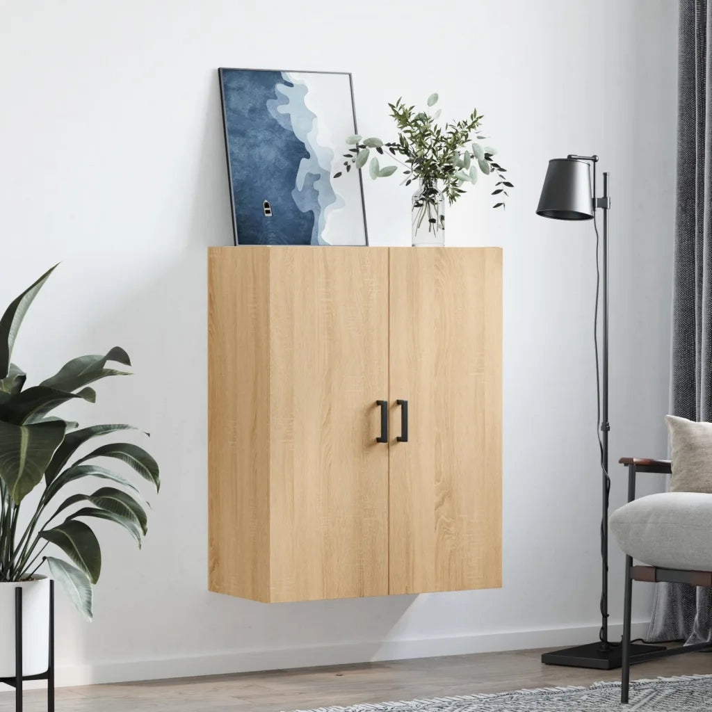 vidaXL Mobile a Parete Rovere Sonoma 69,5x34x90 cm