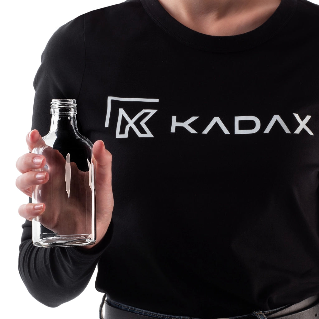 KADAX Butelka piersiówka 200ml BUT200 z zakrętką b