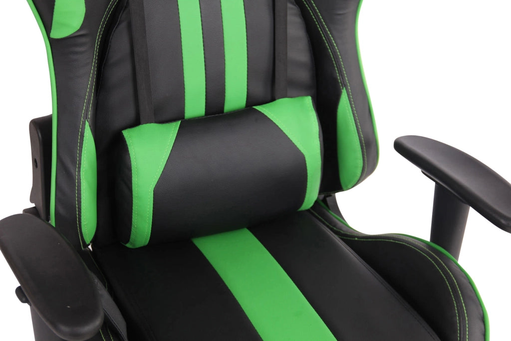 Sedia Ufficio Massaggiante Limit XM In Similpelle Nero/verde