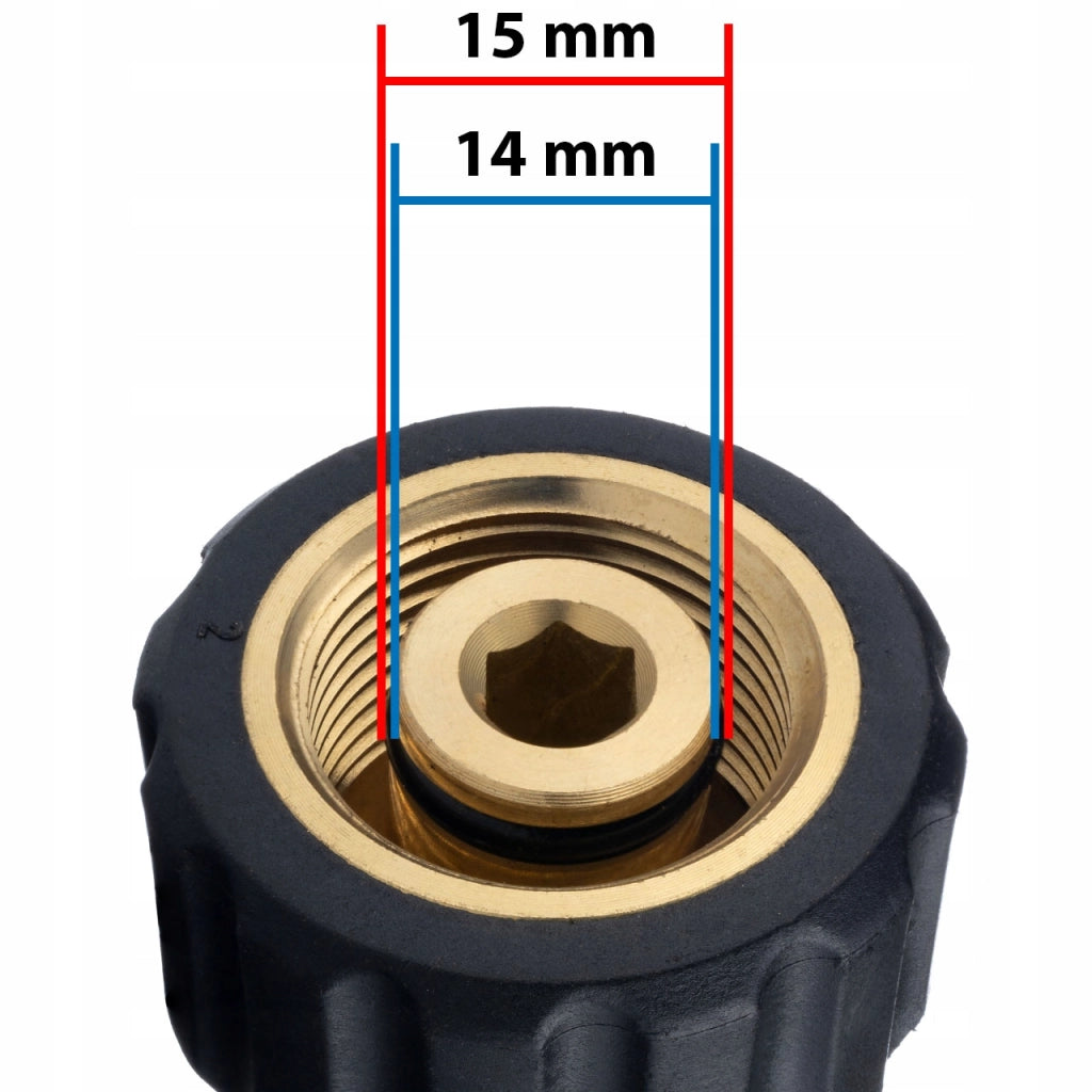 Lancia Alta Pressione 50CM 15° – Compatibile con Idropulitrici Kärcher HD/HDS | Ugello Piatto