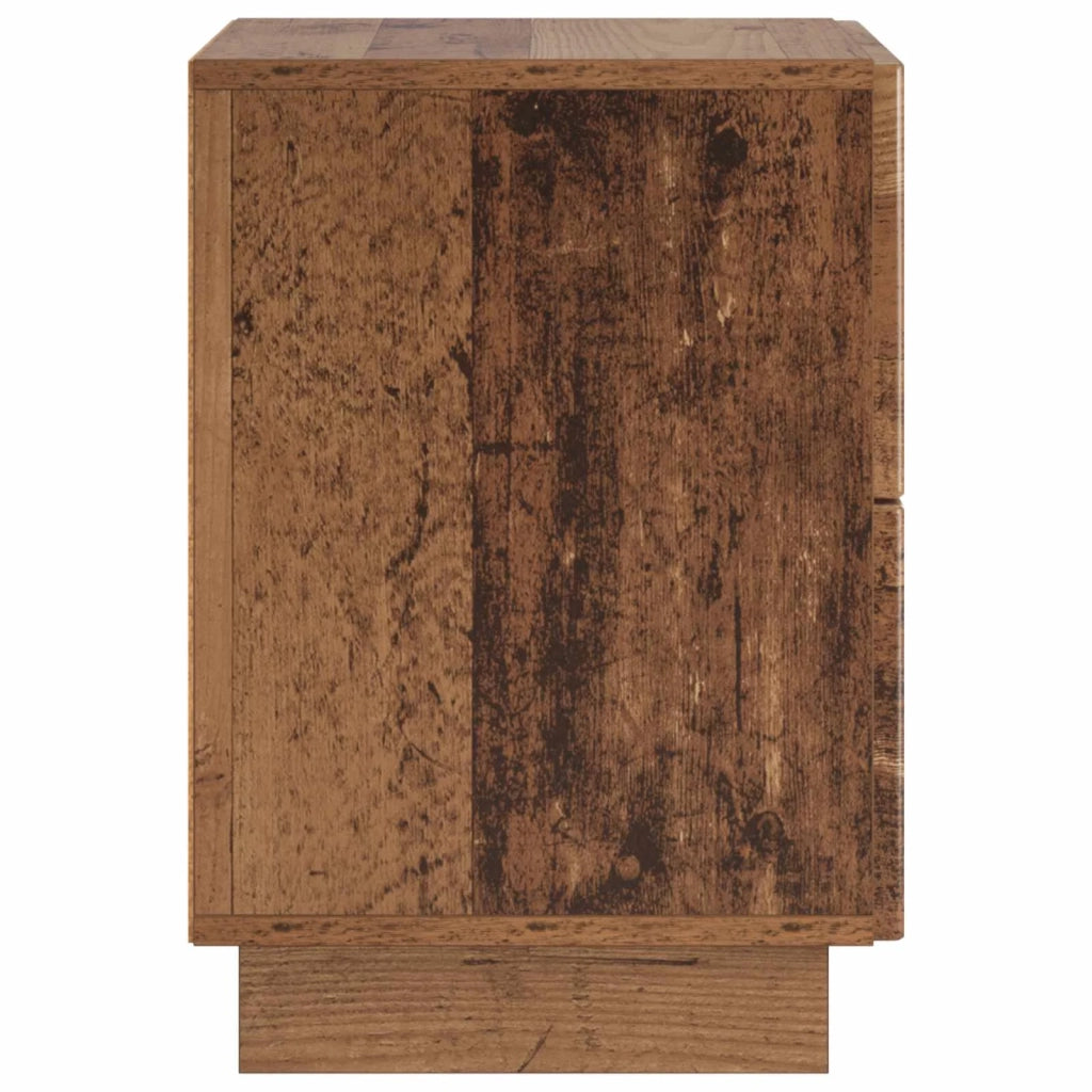 Armadio da Notte 2 pz Legno di quercia 33,5 x 34,5 x 50 cm 8011402