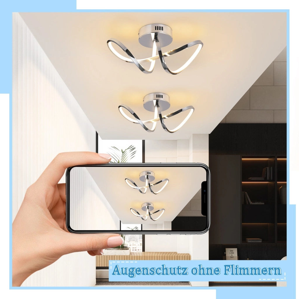 ZMH Lampada da soffitto LED 12W 3000K per soggiorno camera letto corridoio cucina