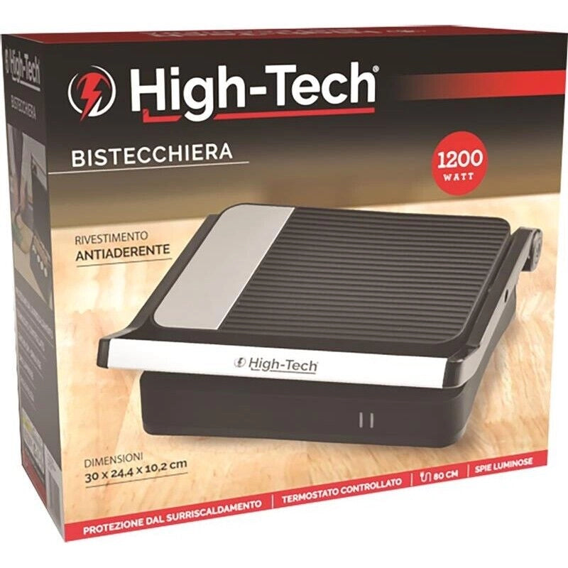 HIGH-TECH BISTECCHIERA ELETTRICA DA 1200W 30X24X10 CM