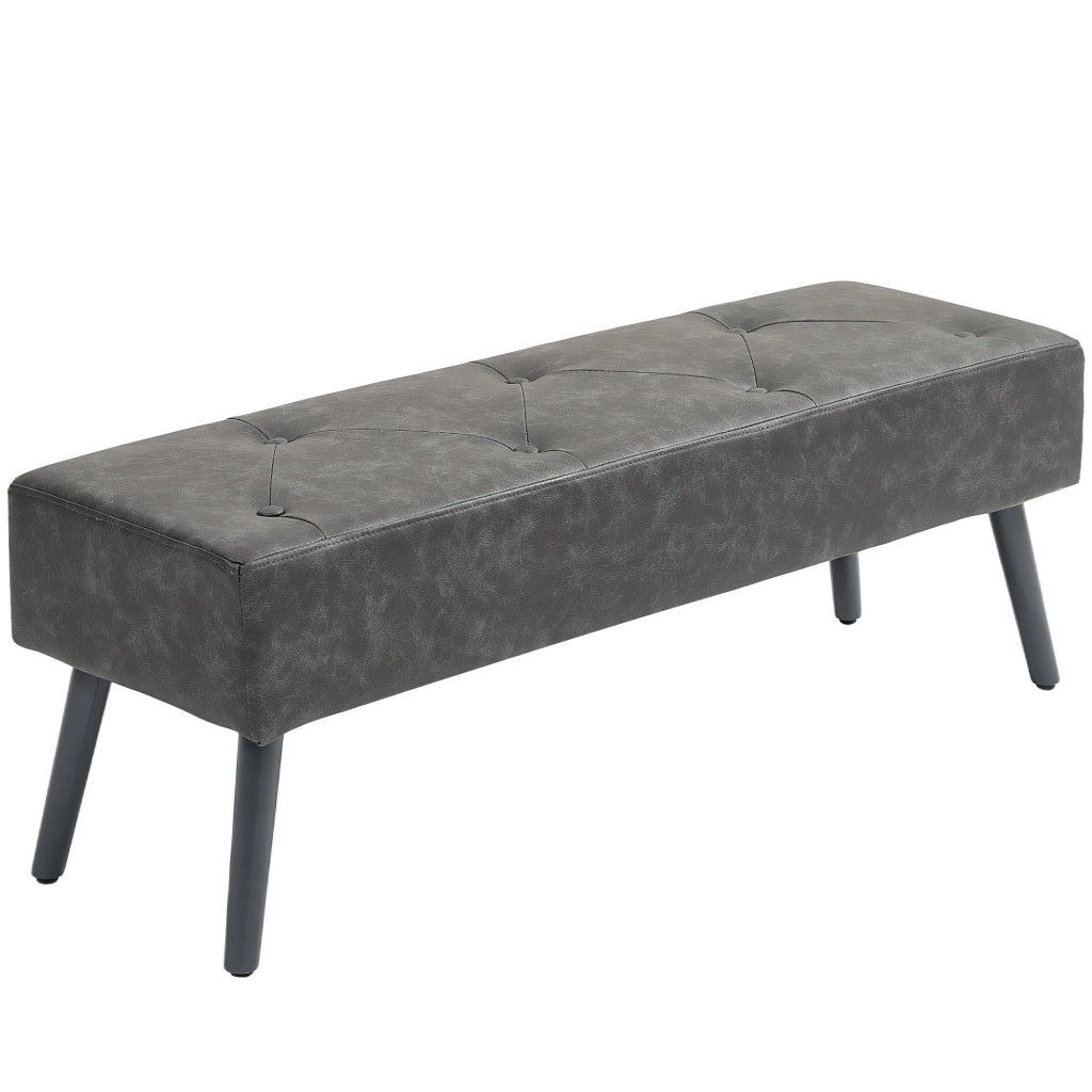 Pouf Piede Letto Grigio ¨C Zephmum ¨C 114x38x42 cm