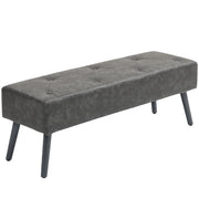 Pouf Piede Letto Grigio ¨C Zephmum ¨C 114x38x42 cm