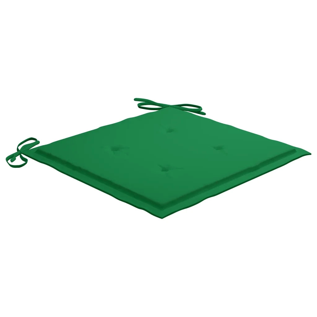 Sedie da Giardino Pieghevoli 8 pz con Cuscini Massello Acacia 3075090