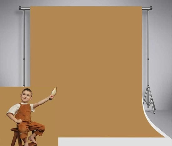 Fotografia per Portretto, Matrimonio e Neonati con Sostegno per Pelle Sensibile, Dimensioni 1,5 x 2,2 m, colore Moka Marrone