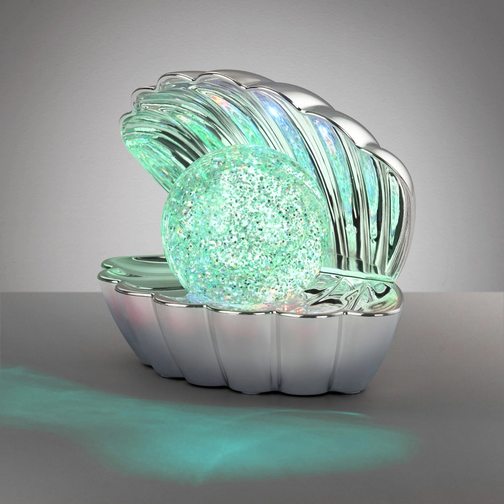 LAMPADA DA TAVOLO LED SHELLY 0,6W H15CM CROMO