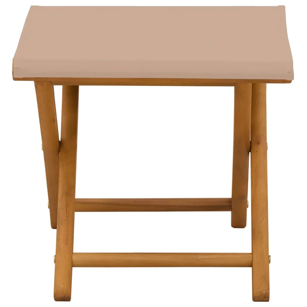 Lettino 2 pcs Legno di Eucalipto Massello Tortora 42024900