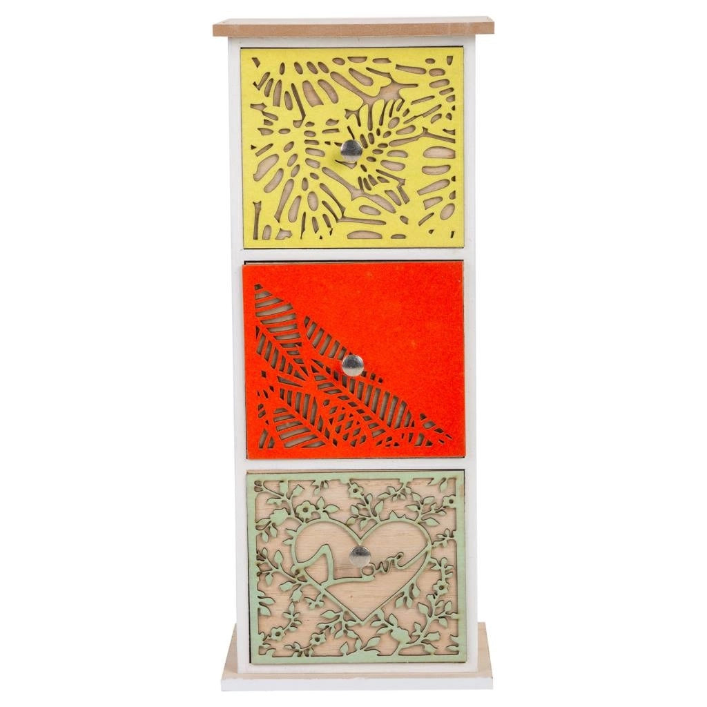 piccola scatola organizer marrone 14,5x13x35,5h