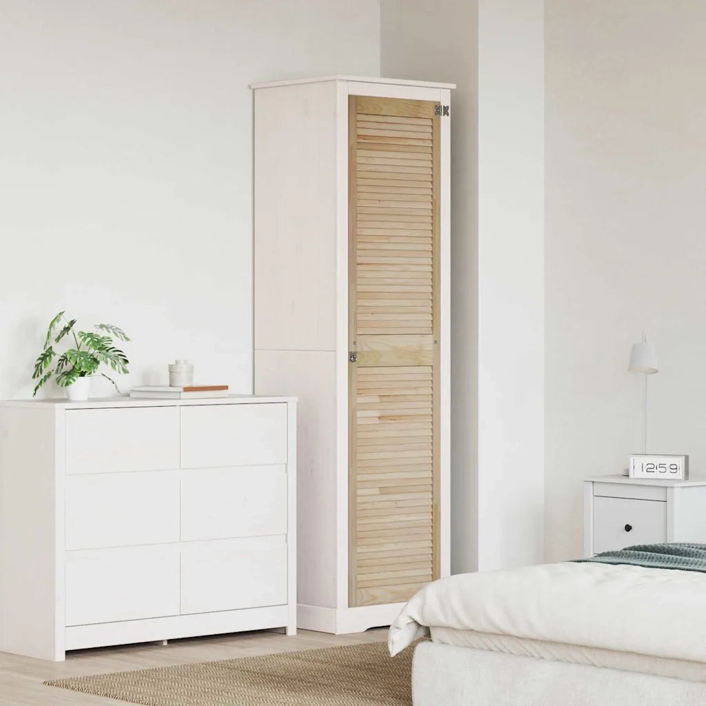vidaXL Porta per Armadio Altro con porta Marrone 201 x 49.5 x 2.1 cm