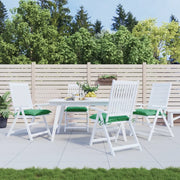 Cuscini per Sedia 4 pz Verdi 50x50x7 cm Tessuto Oxford 314912