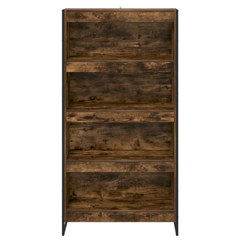 Armadio per Libri 2 pcs Quercia Fumosa 80 x 30 x 155 cm 3403006