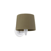 Faro Barcelona 64306-37 - SAMBA Lampada da parete bianca/bordata verde