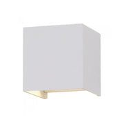 V-TAC Applique UP/DOWN Lampada LED da Muro Quadrata Doppio LED COB 6W 110LM/W Colore Bianco Satinato Fascio Luminoso Regolabile 3000K IP65