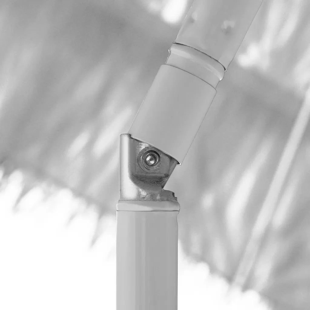 Ombrellone da Spiaggia Hawaii Bianco 180 cm 314700