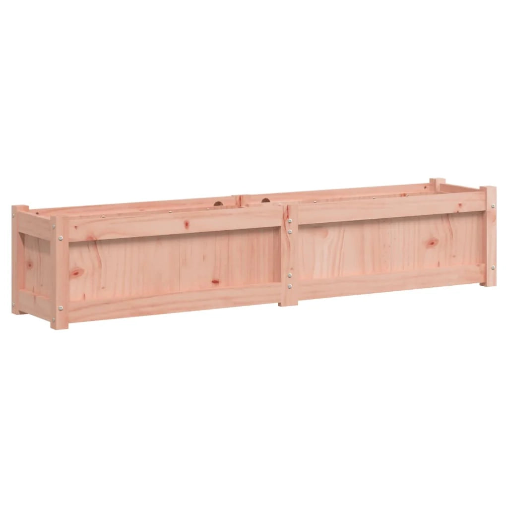 Vassoio per fioriera aiuola rialzata piante fiori giardino terrazze set di 2 legno massello douglas marrone 02_0039057
