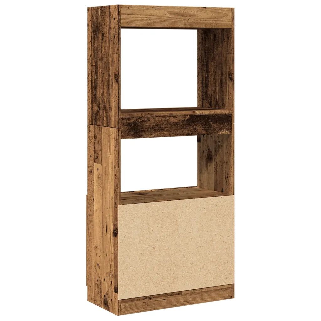 Credenza | Madia | Buffet da pranzo | Armadio da pranzo Legno Antico 63x33x140 cm in Truciolato