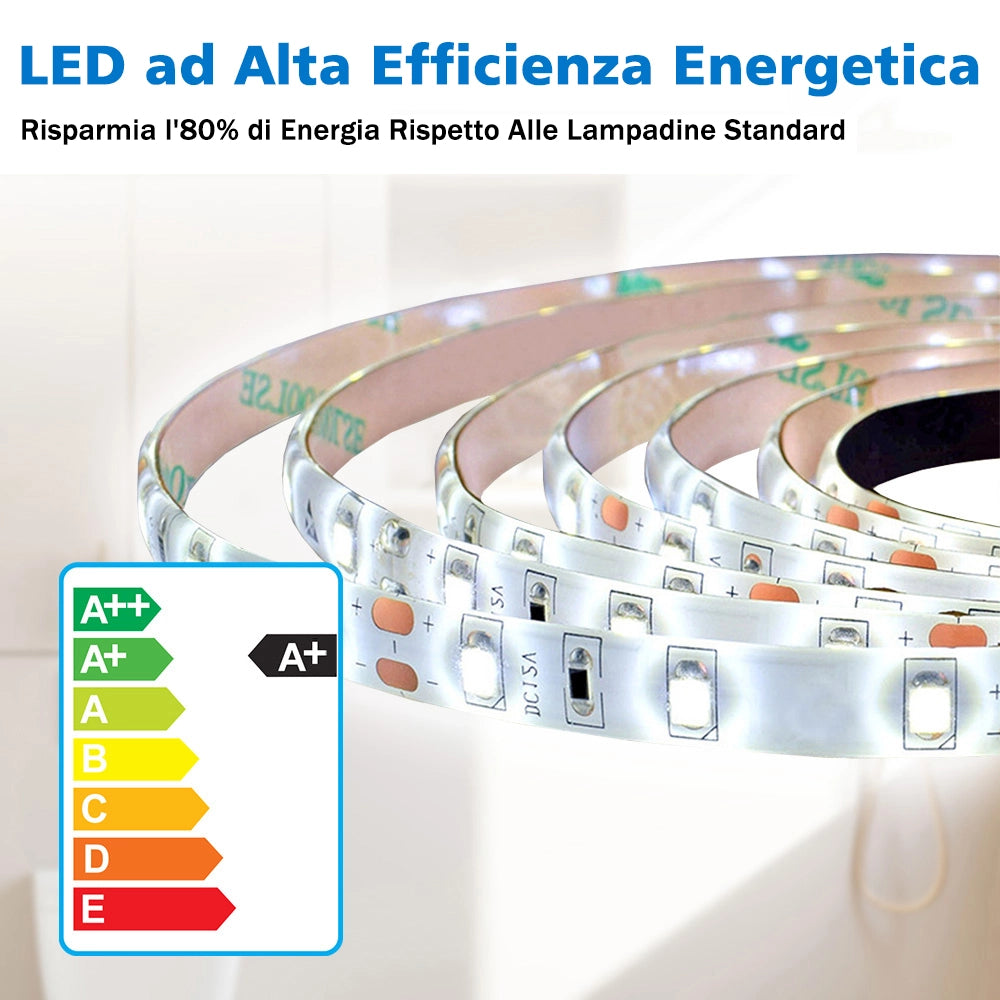 Specchio bagno Rettangolare 160x80cm Retroilluminato Con Led, Antiappannamento