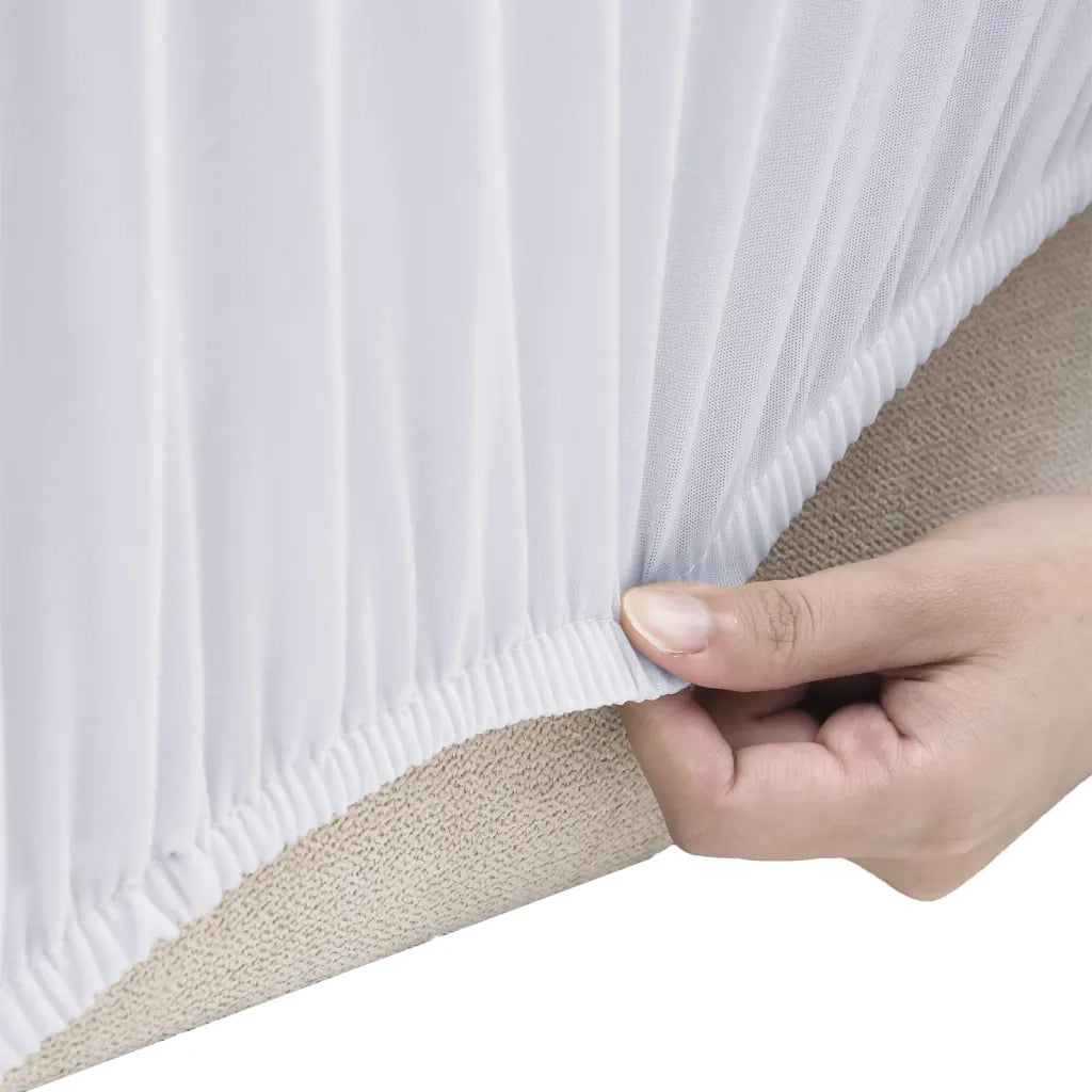 Fodera Elasticizzata Divano 3 Posti in Jersey Poliestere Bianco CFW6953443