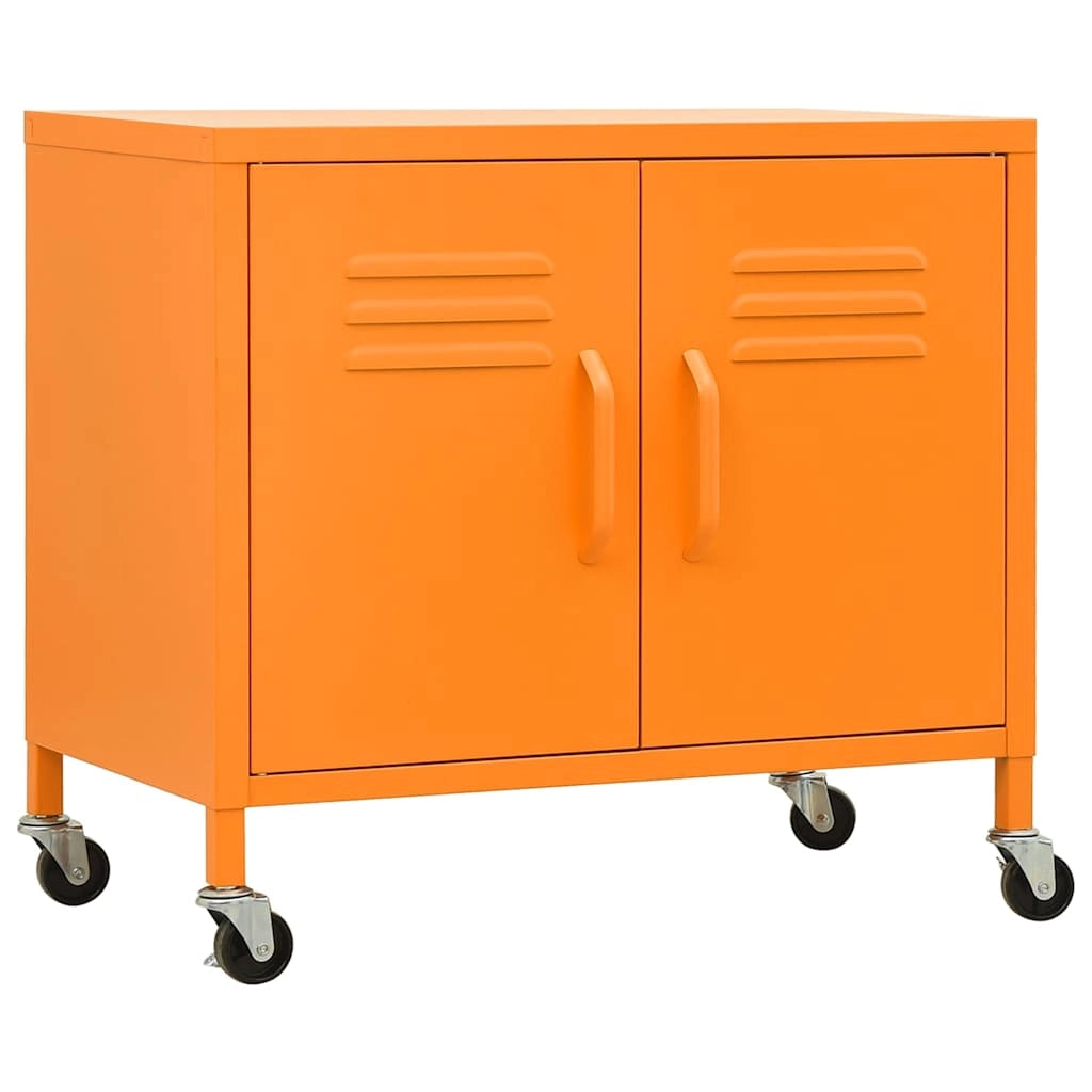 Armoire de rangement Orange 60x35x56 cm Acier