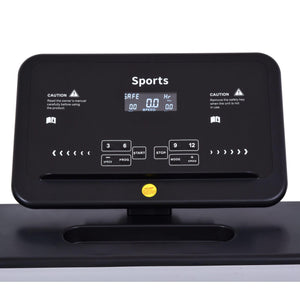 Tapis Roulant Elettrico Pieghevole 500W con Schermo LCD  Nero