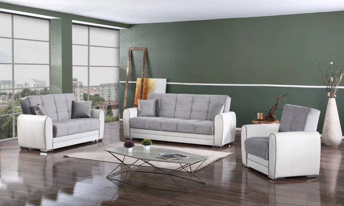 Poltroncina Attiluccio, Poltrona Braccioli, 97x84x91h cm Bianco