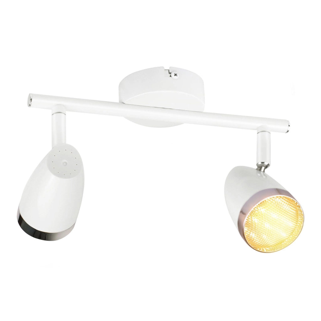 ZMH Faretto da soffitto a 2 luci 6W orientabile a 350° Lampada da soffitto Soggiorno