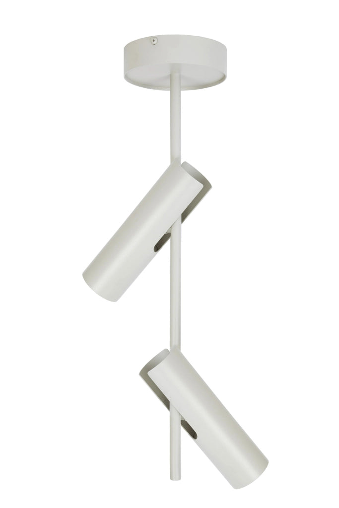 Sigma LEDA plafoniera tonda grigio-beige 2xGU10 orientabile
