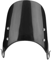 Vetrata Motoriera Retro Stile - Plastica ABS di Alta Qualità - Nero