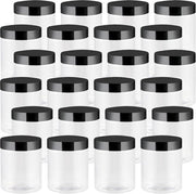 Set di contenitori in plastica trasparenti 24 pezzi 250 ml - BPA libero - contenitore trasparente - ampia apertura - contenitore stivabile - leggero - contenitore di conservazione