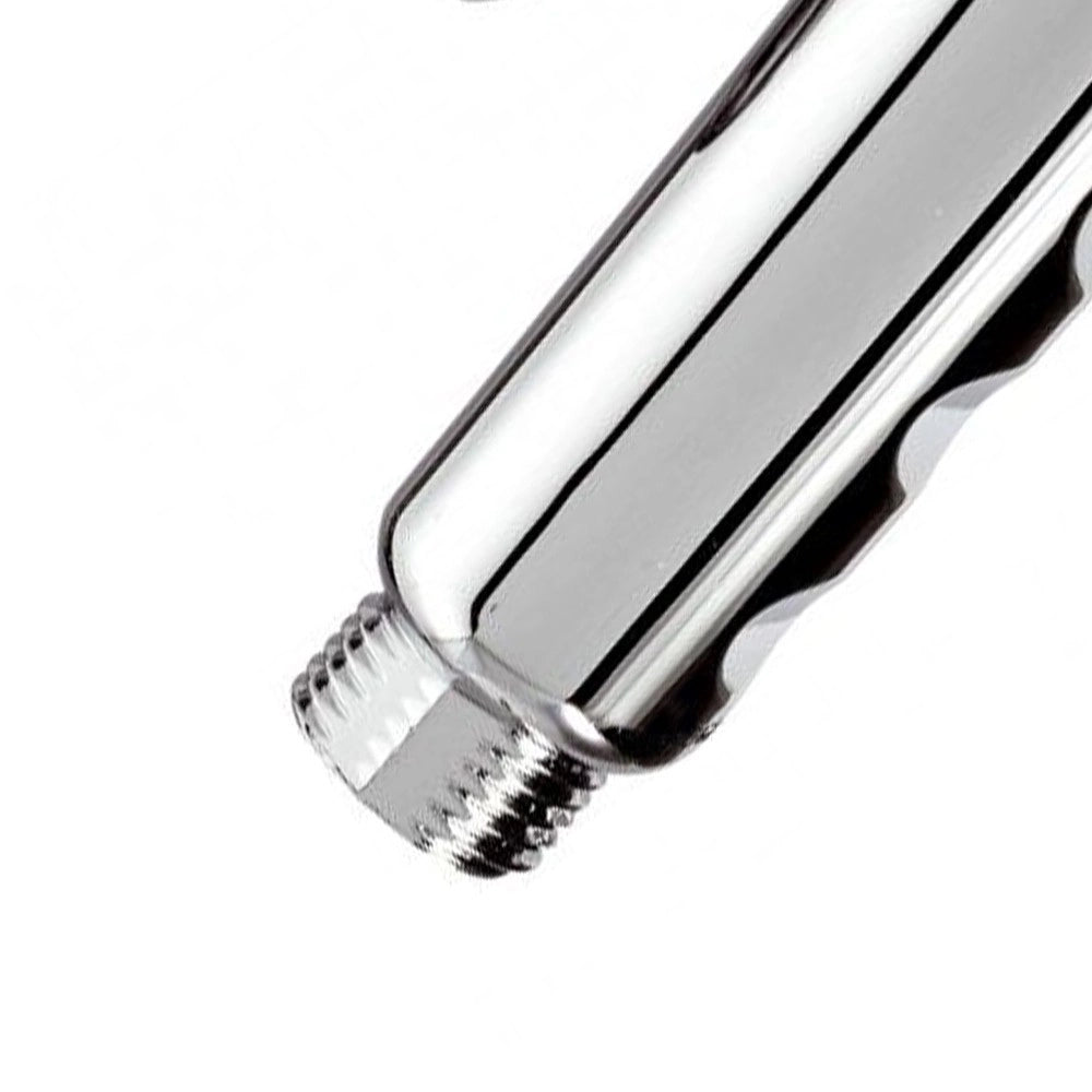 Doccetta shut-off cromata in abs stampata made in italy.