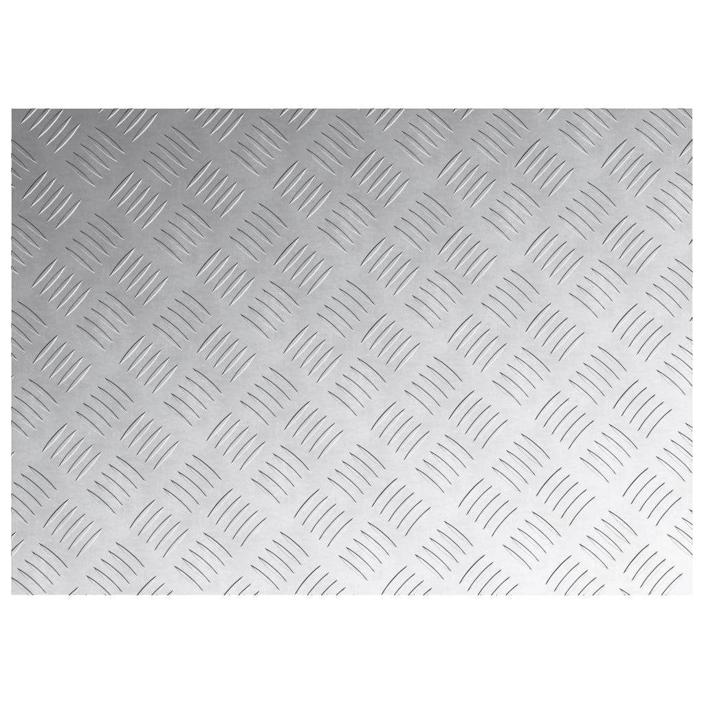 Pannelli in alluminio a quadri 4 pezzi Antiscivolo 70x50 cm