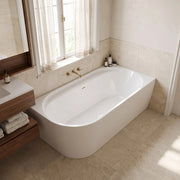 Vasca Bagno Rea Marion Right 170cm Copritappo nero