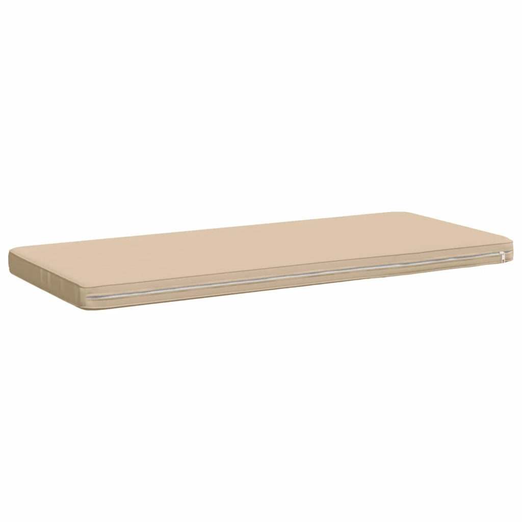 Cuscini per Panchina a 2 Pezzi VUGHT 2 pz 100% Poliestere Crema 951887