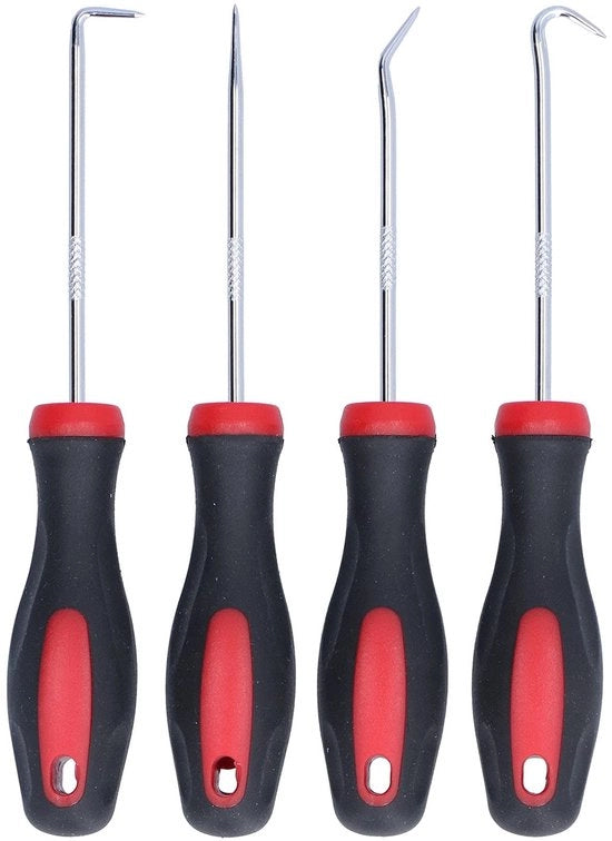 Set di Ganci a Pino - 4 pezzi - Disimpegno con Anello O - Sostenibilità e Durata