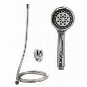 Trade Shop - Kit Doccetta Rotonda Doccino Soffione Doccia Con Laccio 1,8mt Staffa Bagno 69300 -