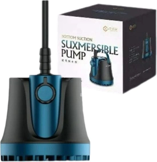 Pompa a doppio effetto Acqua sporca - 2500 l/h - Pompa ad asse - Pompa di aspirazione - Pompa ad asse - Colore Blu/Nero