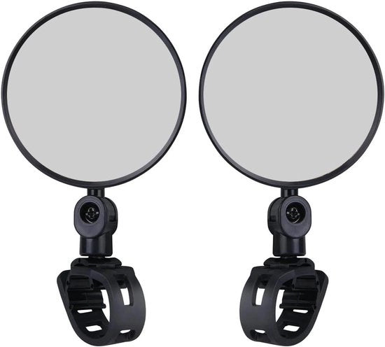 Achteruitkijkspiegel Plus, riflettente e regolabile 360°, adatto per steli di diametro 15 mm a 35 mm