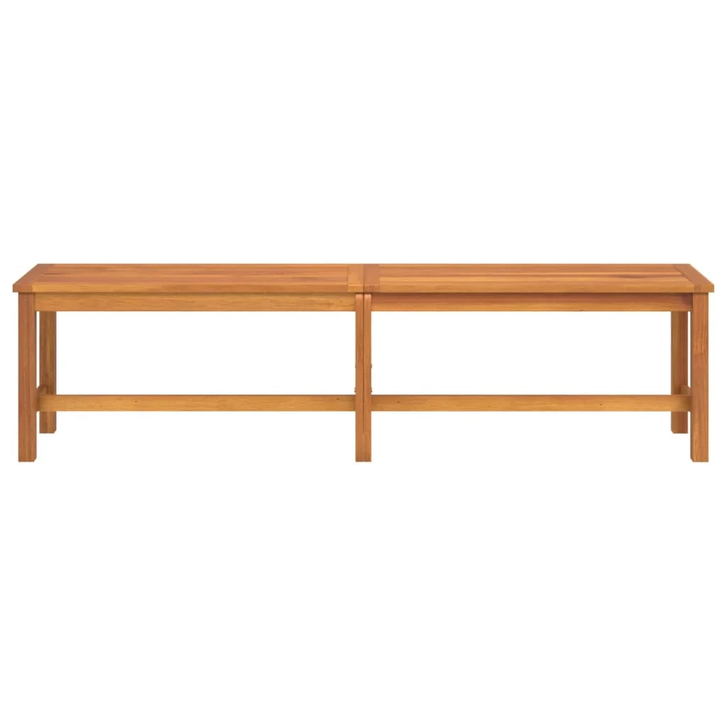 Panca da giardino mobili da esterno terrazza 180 x 35 x 45 cm legno massello di acacia 02_0011277