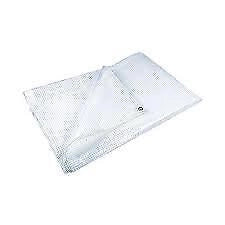 Manifattura 4F Telo Retinato Occhiellato Polietilene Anti-UV 3x3 m 140 g-m² colore Bianco