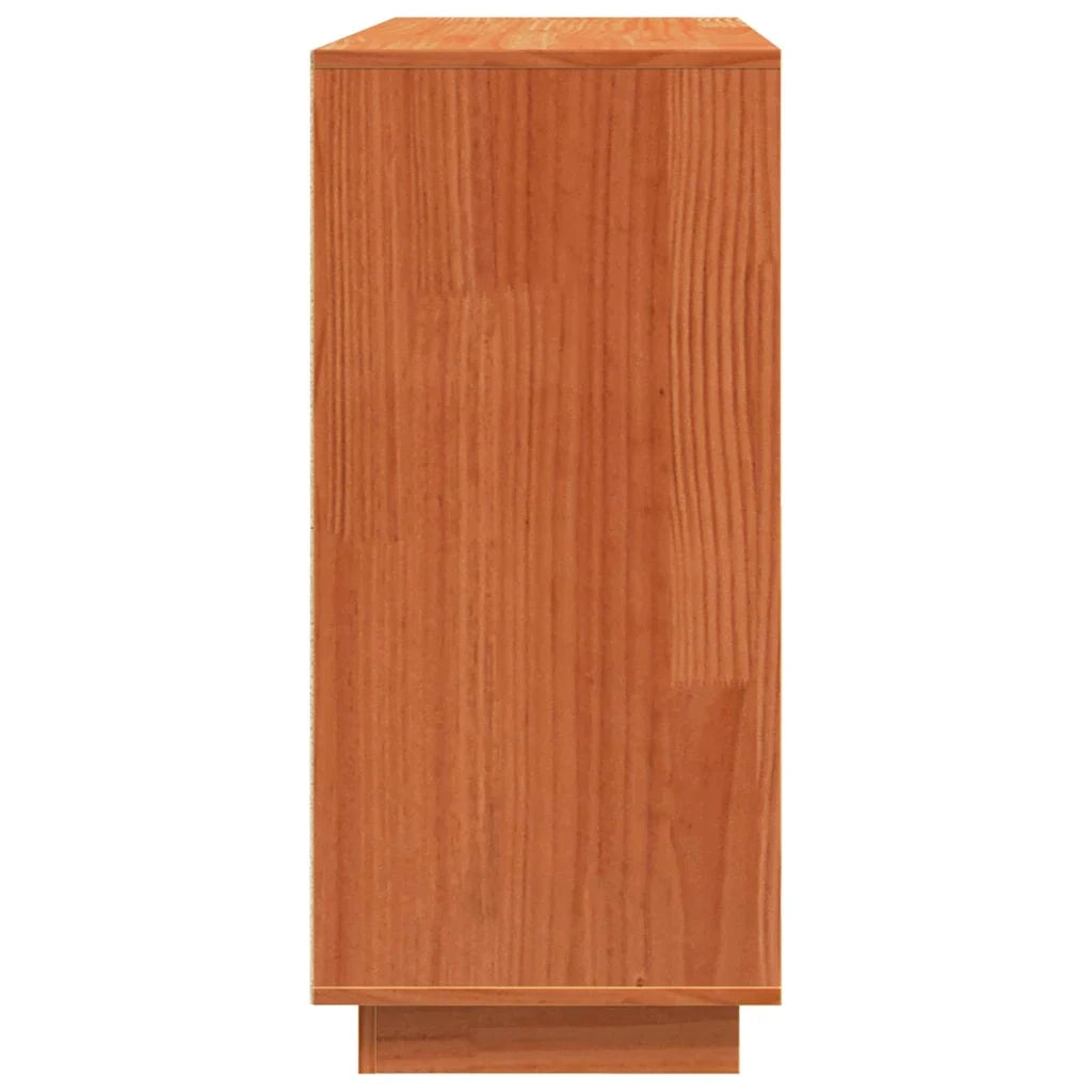 Credenza-Buffet-Armadio da cucina Marrone cerato 110 x 34 x 75 cm Pino massello