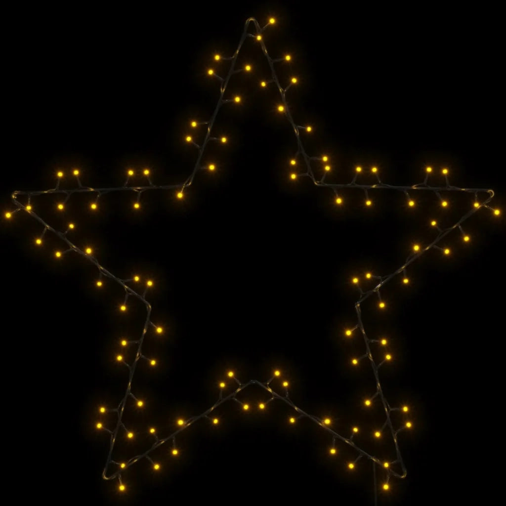 Luci di Natale Stella Silhouette 115 LED-Luci decorative natalizie Bianco Caldo
