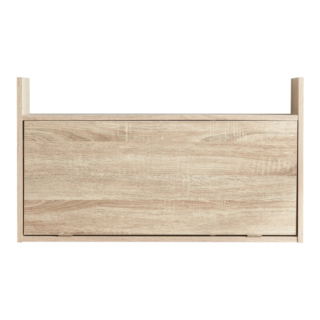 Scrivania/postazione di lavoro pieghevole a parete 48 x 83 x 48 cm effetto rovere beige 03_0009061
